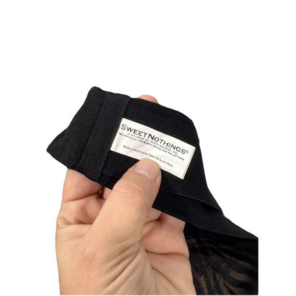 Sweet Nothings Black Lace Strapless Bra Womens Size 38C - Picture 3 of 7